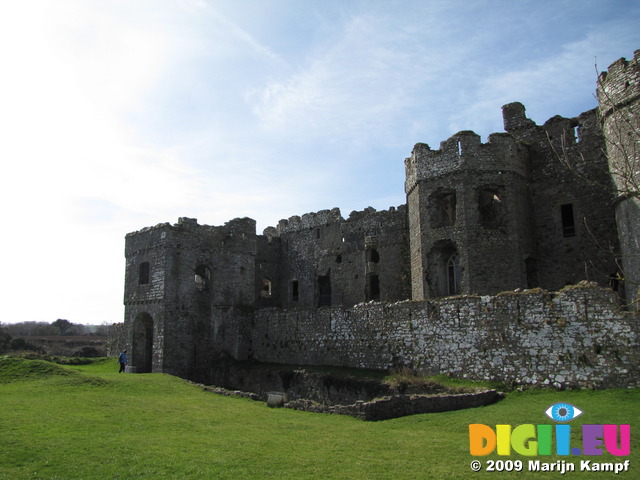 SX03163 East range of Carew castle